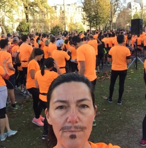 Mustaches were a requirement for participation!